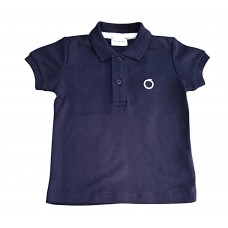 TRUSSARDI TIP25014PO-BLUE ΠΑΙΔΙΚΗ ΒΑΜΒΑΚΕΡΗ POLO ΜΠΛΟΥΖΑ ΑΓΟΡΙ ΜΠΛΕ